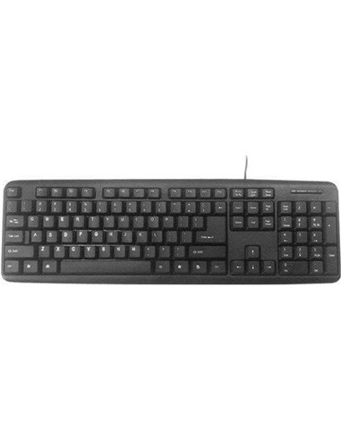 Gembird KB-U-103-RU keyboard USB QWERTY English, Russian Black