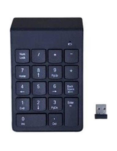 Gembird KPD-W-02 numeric keypad Notebook/PC Bluetooth Black