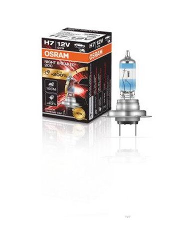 OSRAM NIGHT BREAKER 200 H7 CAR HALOGEN BULB 2 pc(s)