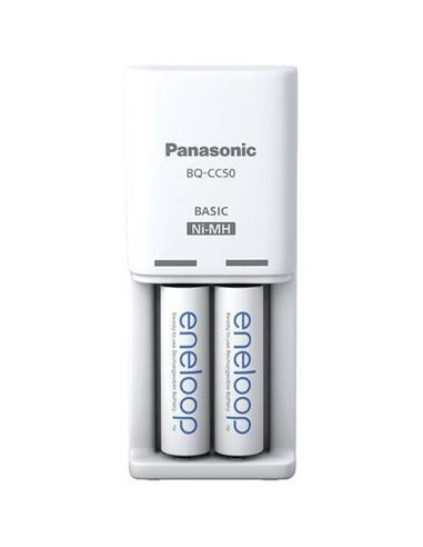 Panasonic Eneloop Compact Charge. BW-CC50 incl. 2xAA K-KJ50MCD20E