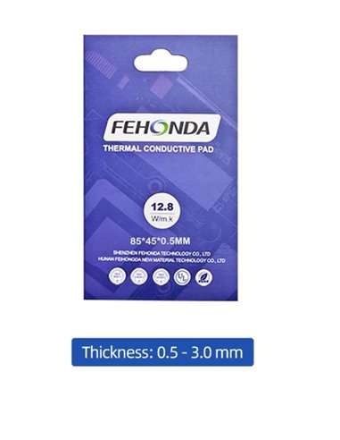 FEHONDA THERMAL PAD 12,8W/MK, 85MM*45MM SIZE, 0,5MM THICKNESS