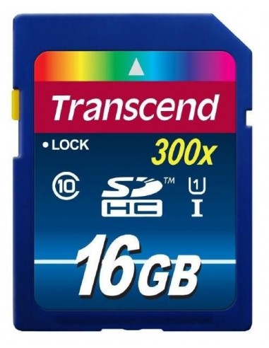 Transcend Secure Digital SDHC UHS-I 16GB memory card (TS16GSDU1)