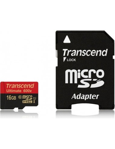 Transcend microSDHC Card Ultra UHS-I 16GB memory card (TS16GUSDHC10U1)