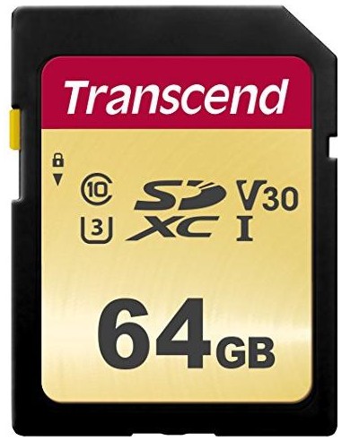 Transcend 500S 64 GB, memory card (TS64GSDC500S)