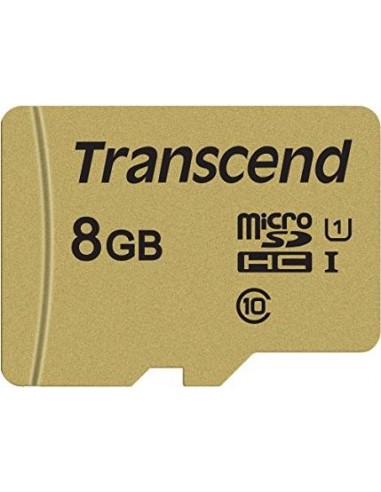 Transcend microSDHC Card 8GB Memory Card (TS8GUSD500S)