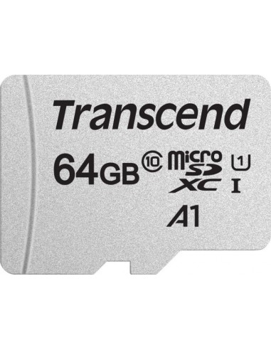 Transcend microSDHC Card 64GB, memory card (TS64GUSD300S)