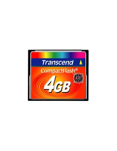 Transcend CompactFlash Card 4GB Memory Card (TS4GCF133)