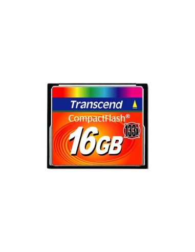 Transcend CompactFlash Card 16GB Memory Card (TS16GCF133)