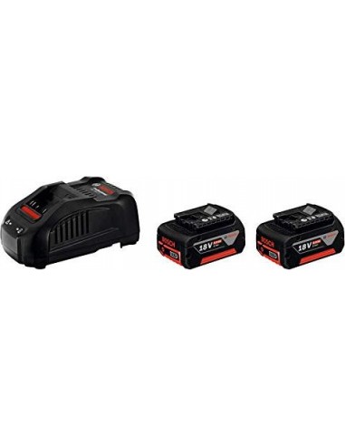 Bosch Charger GAL 1880 CV + 2x 5 Ah 18 Volt (1600A00B8J)