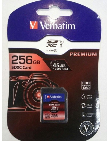 Verbatim 256GB SDXC, Memory Card (44026)