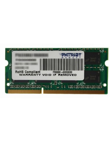 Patriot SO-DIMM 4GB DDR3-1600, memory (PSD34G16002S)