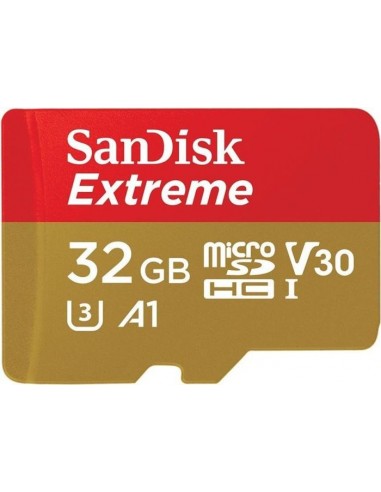 SanDisk Extreme 32GB microSDHC, Memory Card (SDSQXAF-032G-GN6MA)