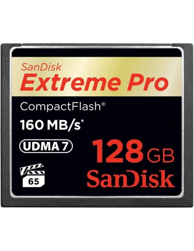 SanDisk CompactFlash card 128GB, Memory Card (SDCFXPS-128G-X46)