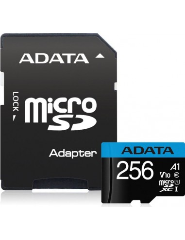 ADATA Premier 256 GB microSDHC, Memory Card (AUSDX256GUICL10A1-RA1)