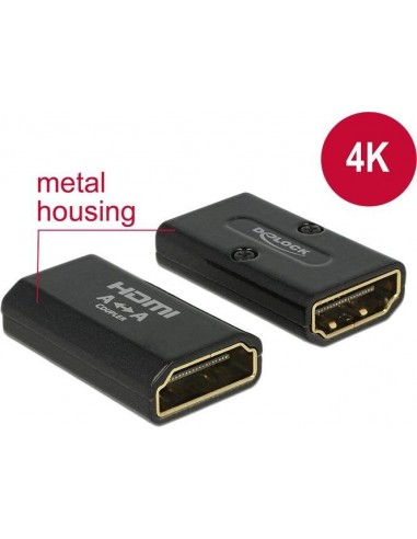 DeLOCK HDMI-A female HDMI-A female 4K, adapters (65659)