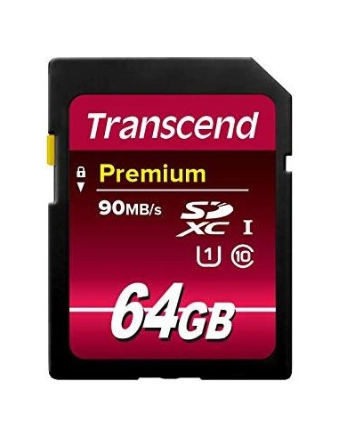 Transcend Secure Digital SDHC UHS-I 64 GB, memory card (TS64GSDU1)