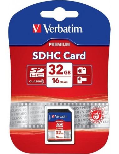 Verbatim SDHC 32 GB Class 10, memory card (43963)