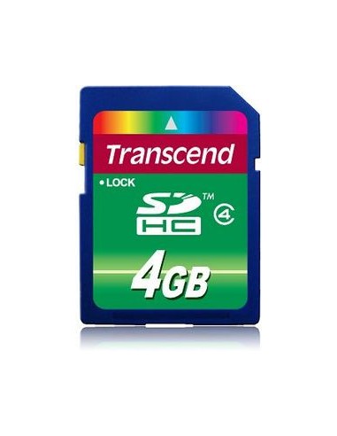 Transcend Secure Digital SDHC Card 4GB Memory Card (TS4GSDHC4)