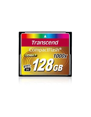 Transcend CompactFlash card 128GB, Memory Card (TS128GCF1000)