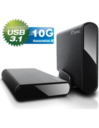 FANTEC DB-ALU31A black 3,5 SATA USB 3.1 Typ-C