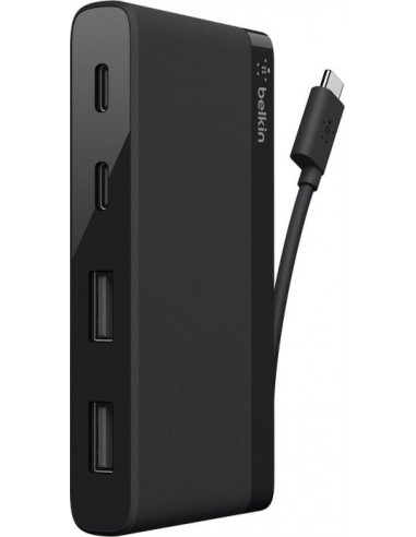 Belkin Travel Hub USB-C 4-Port black F4U090btLBK