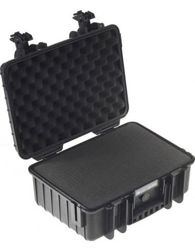 B-W Outdoor Case Type 4000 black with pre-cut foam insert