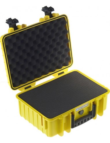 B-W Outdoor Case Type 4000 yellow incl. pre-cut foam