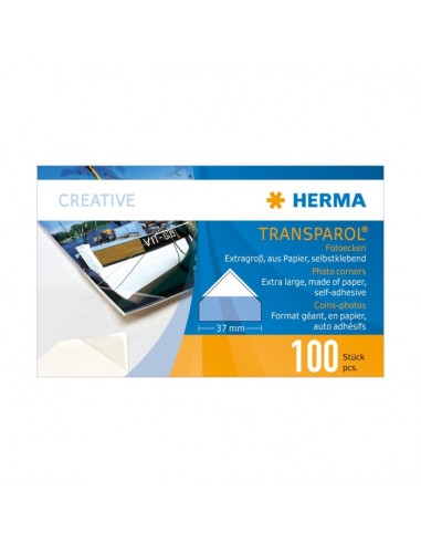 Herma Transparol Photo Corners XXL  100 pcs               1302