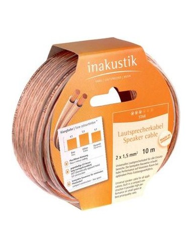 in-akustik Star Speaker Cable Reels 10m         2 x 2,5 mm