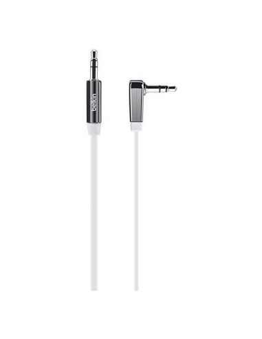 Belkin 3.5mm Flat 90 Degree Aux 0,9m White