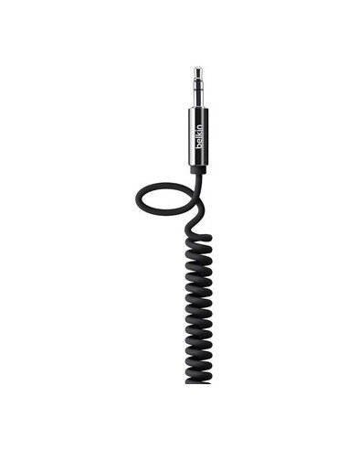 Belkin 3.5mm coiled Aux 1.8m In Black