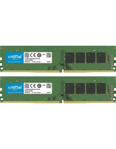 Crucial 16GB Kit DDR4 2400 MT/s 8GBx2 DIMM 288pin single ranked