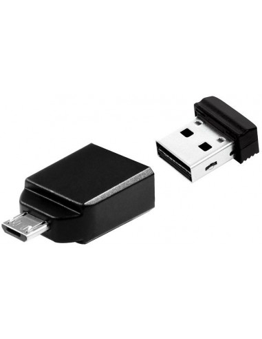 Verbatim Store n Stay Nano  16GB USB 2.0 + OTG Adapter micro USB