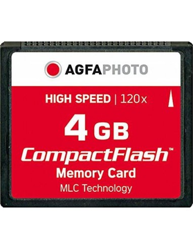 AgfaPhoto Compact Flash      4GB High Speed 120x MLC