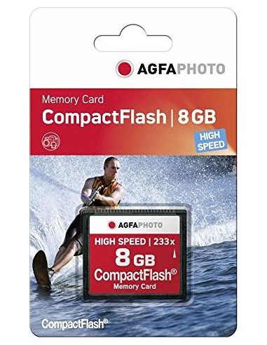 AgfaPhoto Compact Flash      8GB High Speed 233x MLC