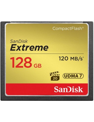 SanDisk Extreme CF         128GB 120MB/s UDMA7   SDCFXSB-128G-G46