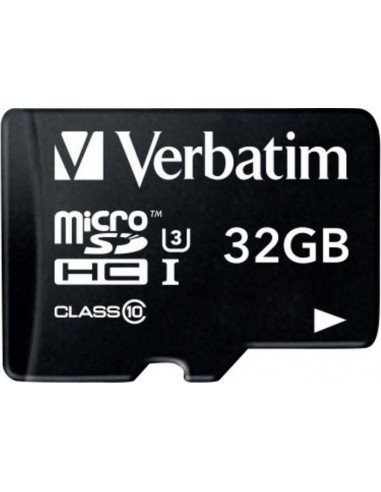 Verbatim microSDHC Pro      32GB Class 10 UHS-I incl Adapter