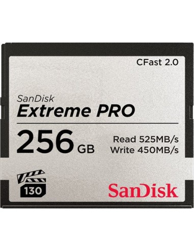 SanDisk CFAST 2.0 VPG130   256GB Extreme Pro     SDCFSP-256G-G46D