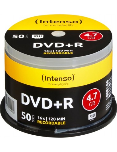 1x50 Intenso DVD+R 4,7GB 16x Speed, Cakebox