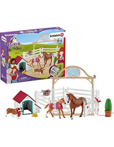 Schleich Horse Club        42458 Hannah's guest horses with Ruby