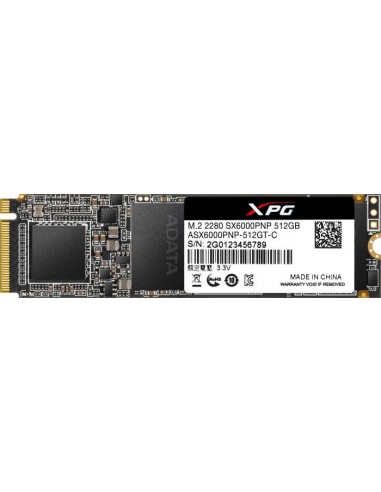 ADATA XPG SX6000 Pro 512 GB Solid State Drive (ASX6000PNP-512GT-C)