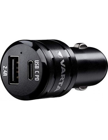 Varta Car Charger Dual USB Fast Type C PD - USB A