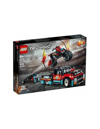 42106 Technic stunt show with truck and motorcycle, construction toys