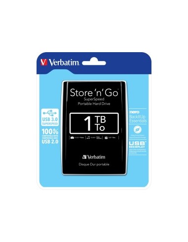 Verbatim Store 'n' Go USB 3.0 1TB hard drive (53023)