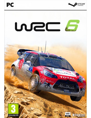 WRC 6 FIA World Rally Championship PC (No DVD Steam Key Only)