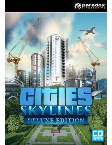 Cities Skylines Deluxe Edition PC (No DVD Steam Key Only)