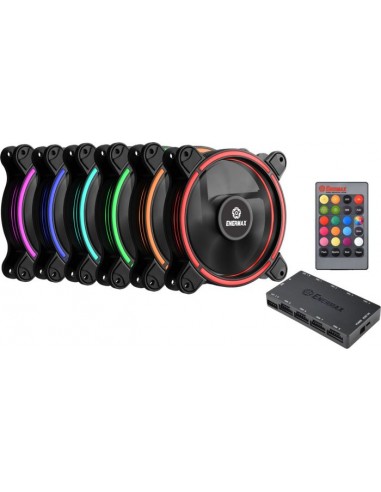 Enermax T.B. RGB 6 Fan Pack 120x120x25, case fan (UCTBRGB12-BP6)