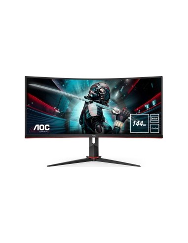 AOC CU34G2X, 86.36 cm (34 inches), 144Hz, Curved, freesync, VA - D