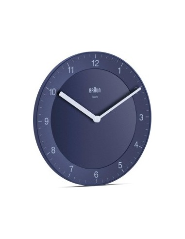 Braun BC 06 BL Quartz wall clock analog blue