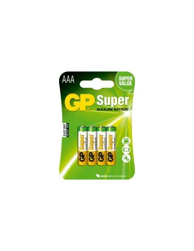 4+4 GP Super Alkaline 1,5V AAA Micro LR03        03024ADHC8